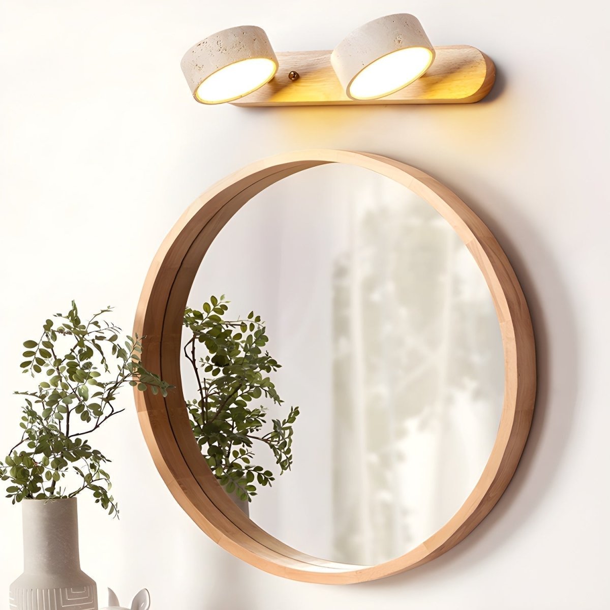 Travertine LED Wall Sconce for Architectural Luxury