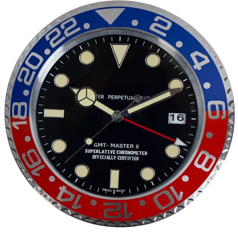 Modern Battery Operated Silent Wall Clock with Luminous Hands