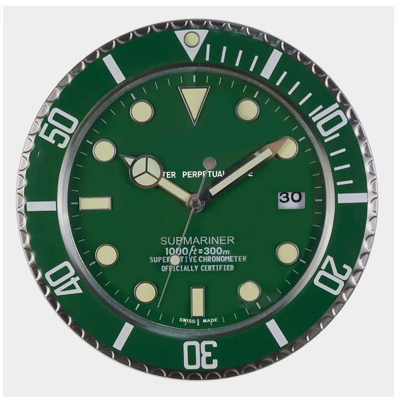Modern Battery Operated Silent Wall Clock with Luminous Hands