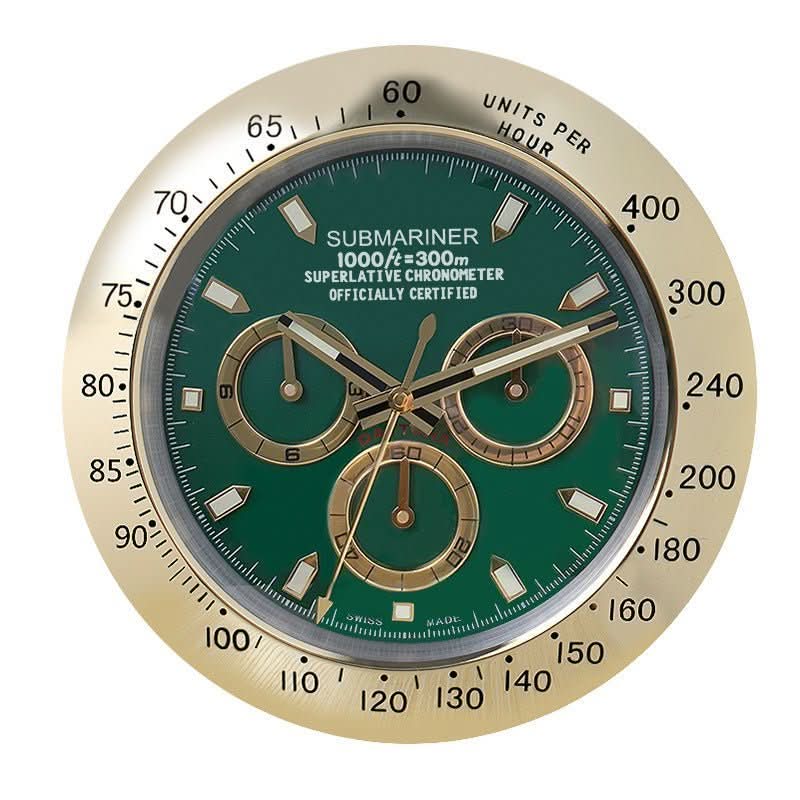 Modern Battery Operated Silent Wall Clock with Luminous Hands