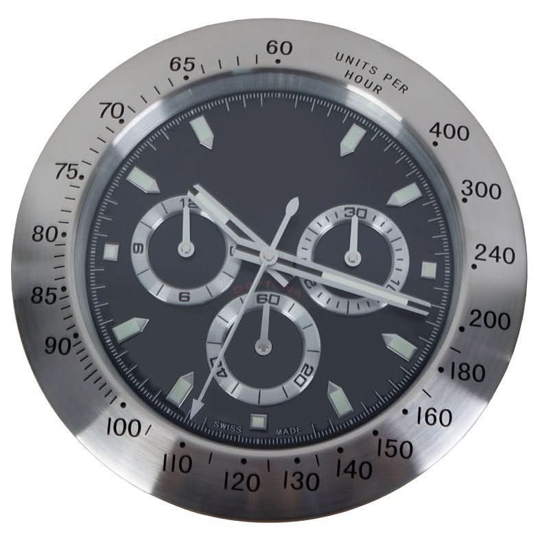 Modern Battery Operated Silent Wall Clock with Luminous Hands