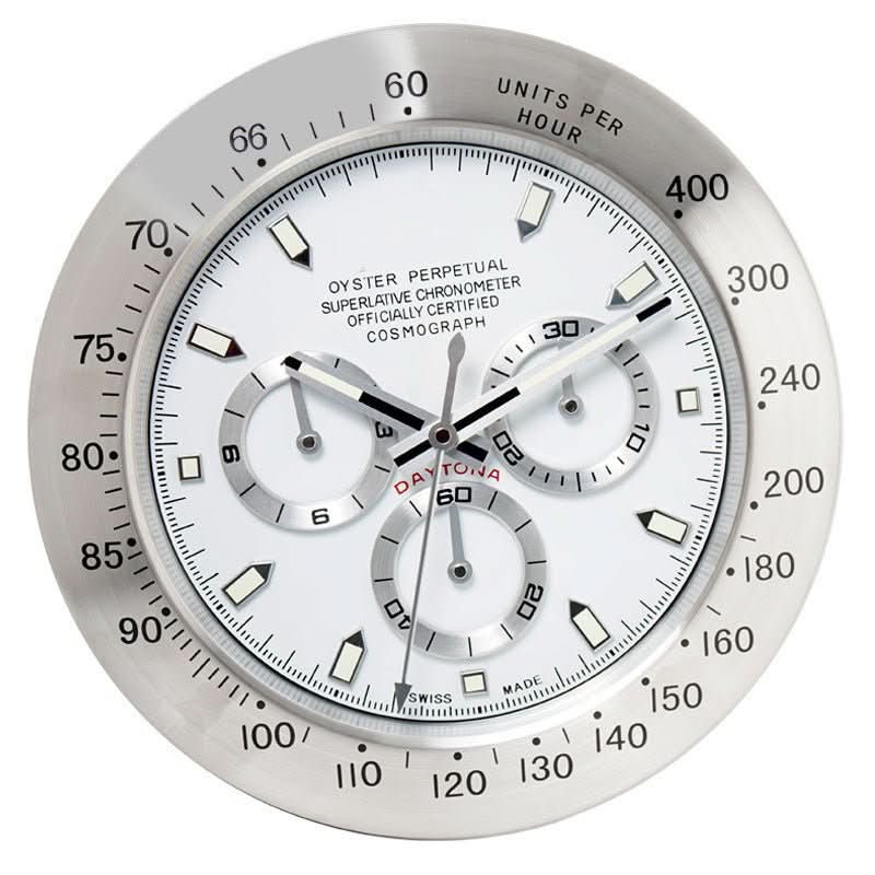 Modern Battery Operated Silent Wall Clock with Luminous Hands