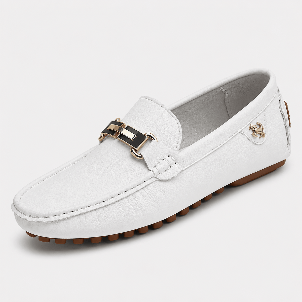 Men's Faux Leather Slip-On Driving Loafers