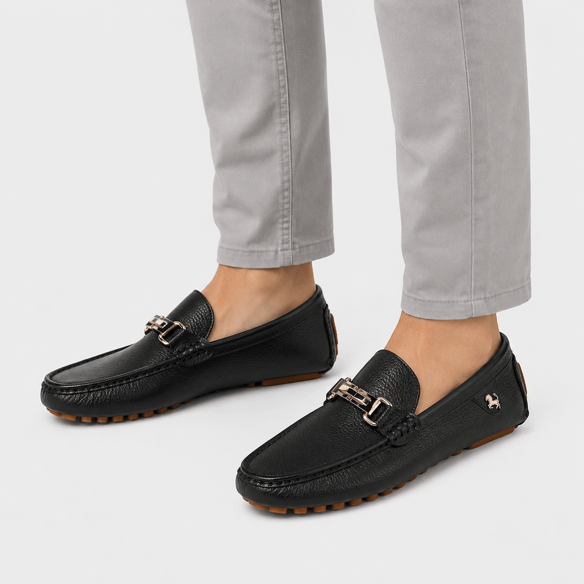 Men's Faux Leather Slip-On Driving Loafers