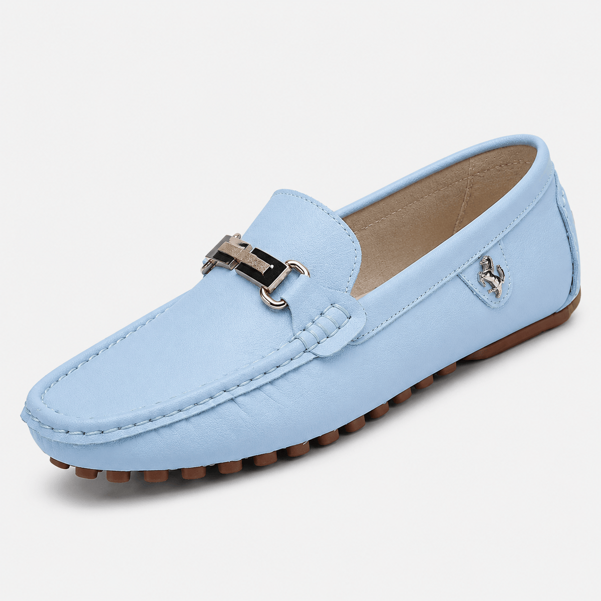 Men's Faux Leather Slip-On Driving Loafers