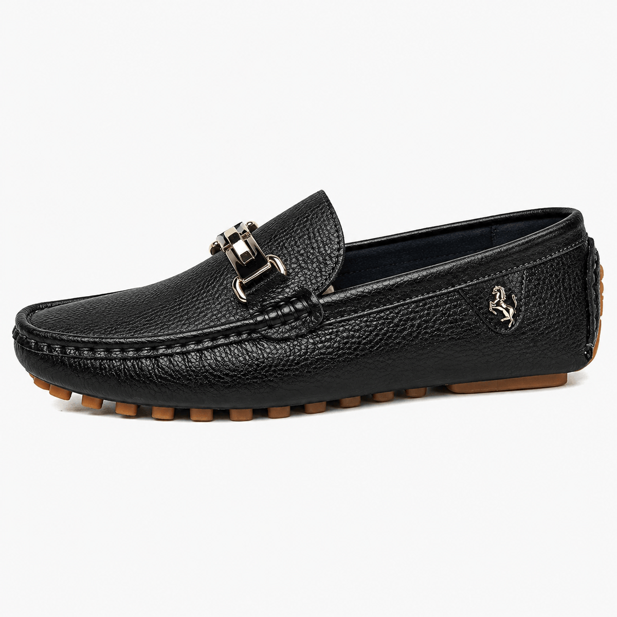 Men's Faux Leather Slip-On Driving Loafers