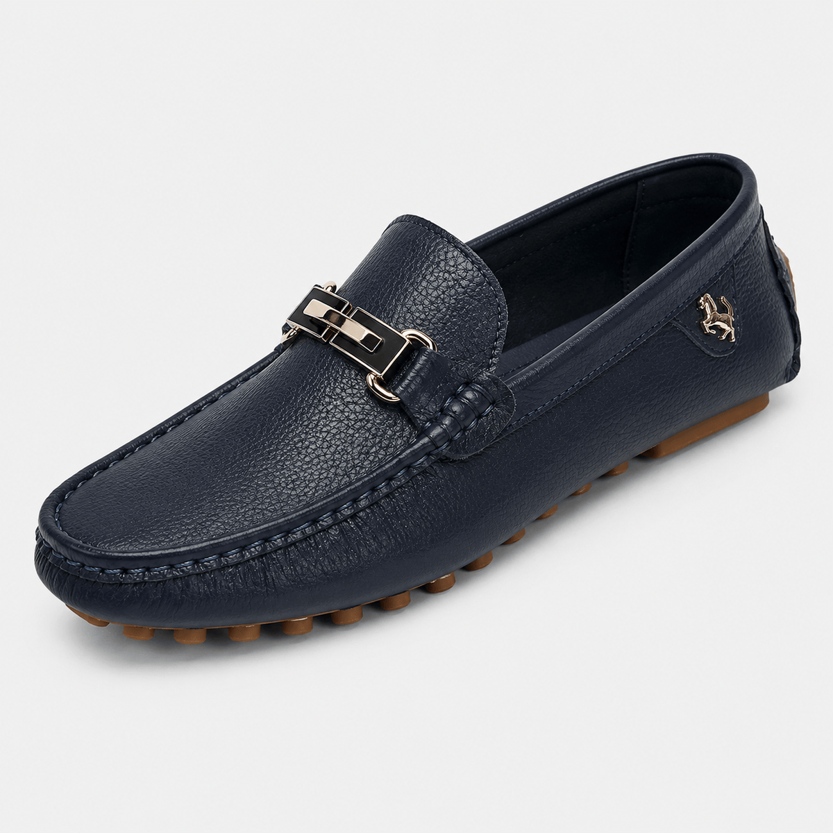 Men's Faux Leather Slip-On Driving Loafers