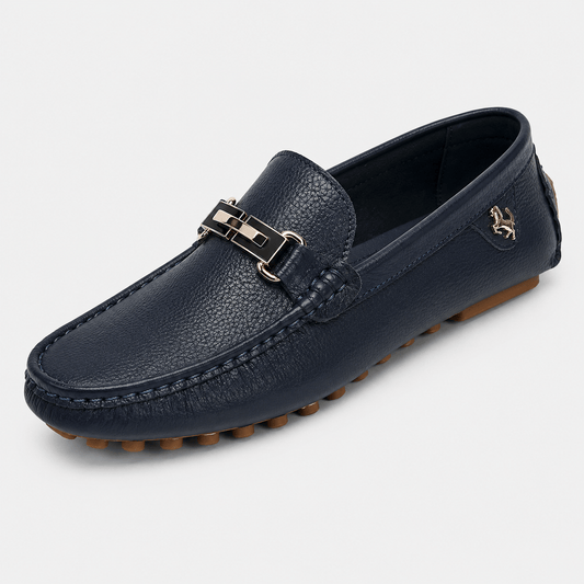 Men's Faux Leather Slip-On Driving Loafers
