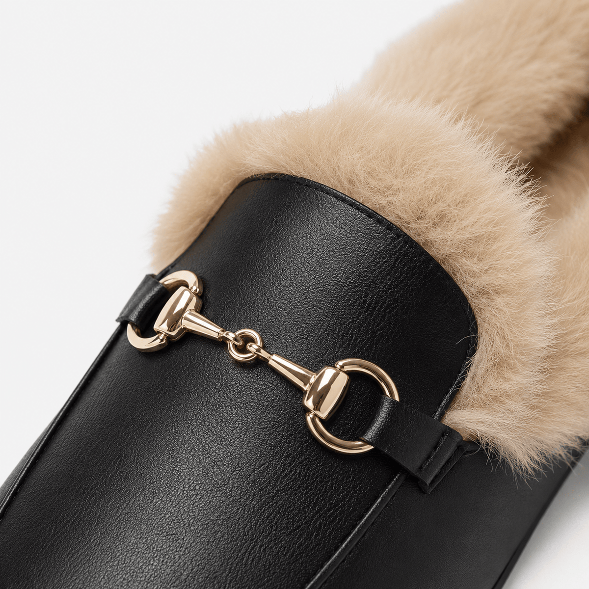 Women's Velvet Fur-Lined Winter Loafers