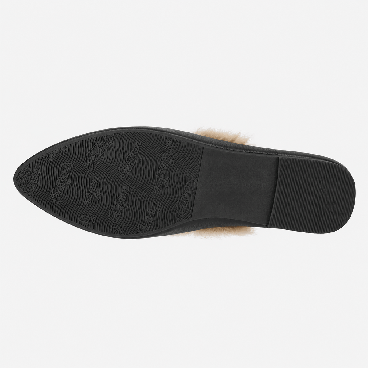 Women's Velvet Fur-Lined Winter Loafers