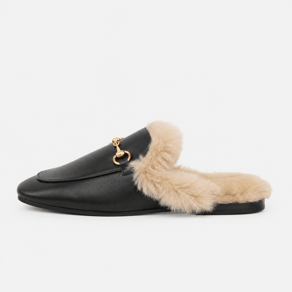 Women's Velvet Fur-Lined Winter Loafers