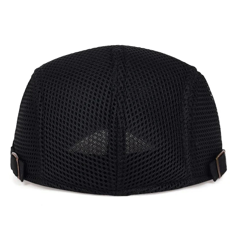 Men's Breathable Mesh Flat Cap