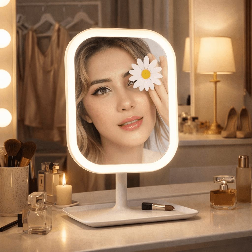 LED Vanity Mirror with Touch Control & 3 Light Modes