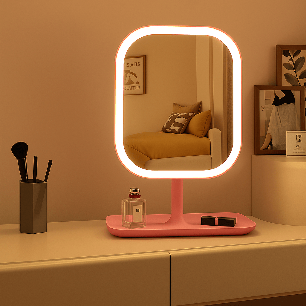 LED Vanity Mirror with Touch Control & 3 Light Modes