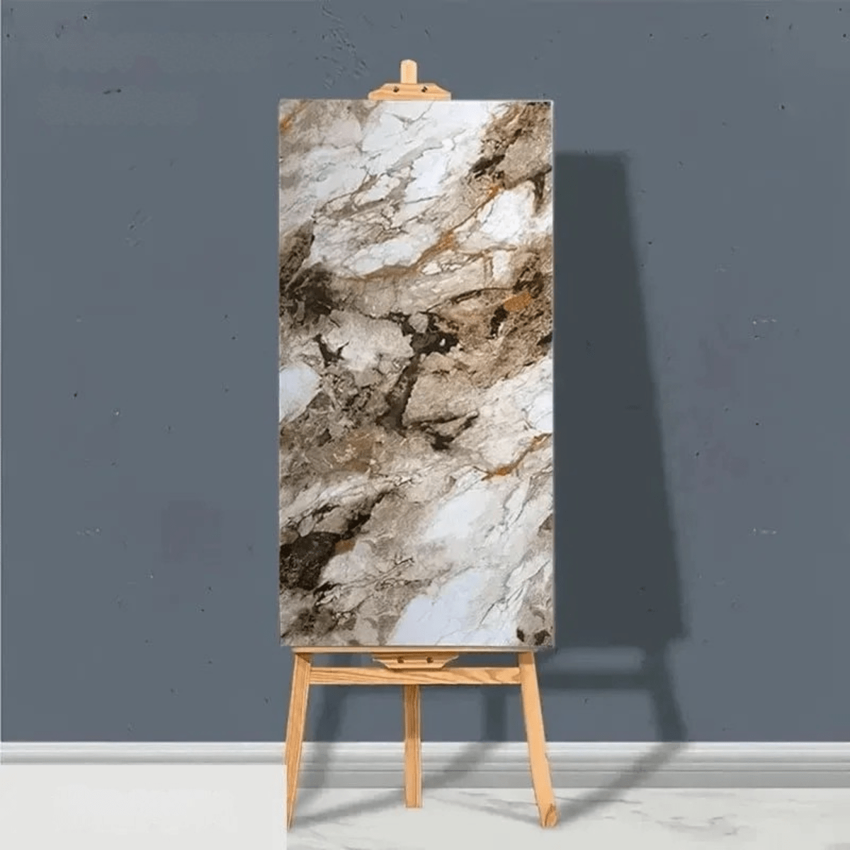 Self-Adhesive Marble PVC Floor Tiles