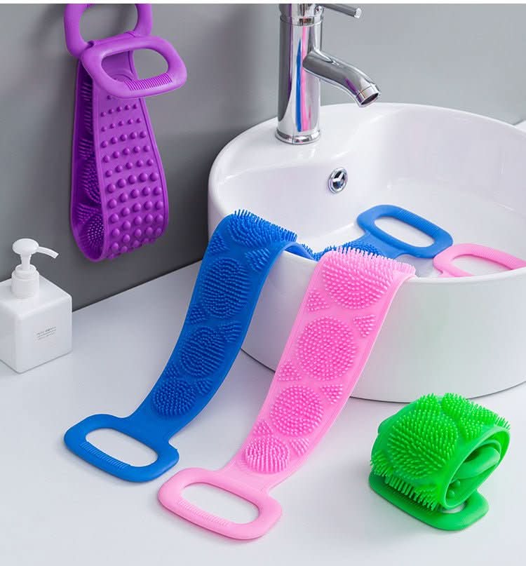Exfoliating Silicone Body Scrubber for Radiant Skin