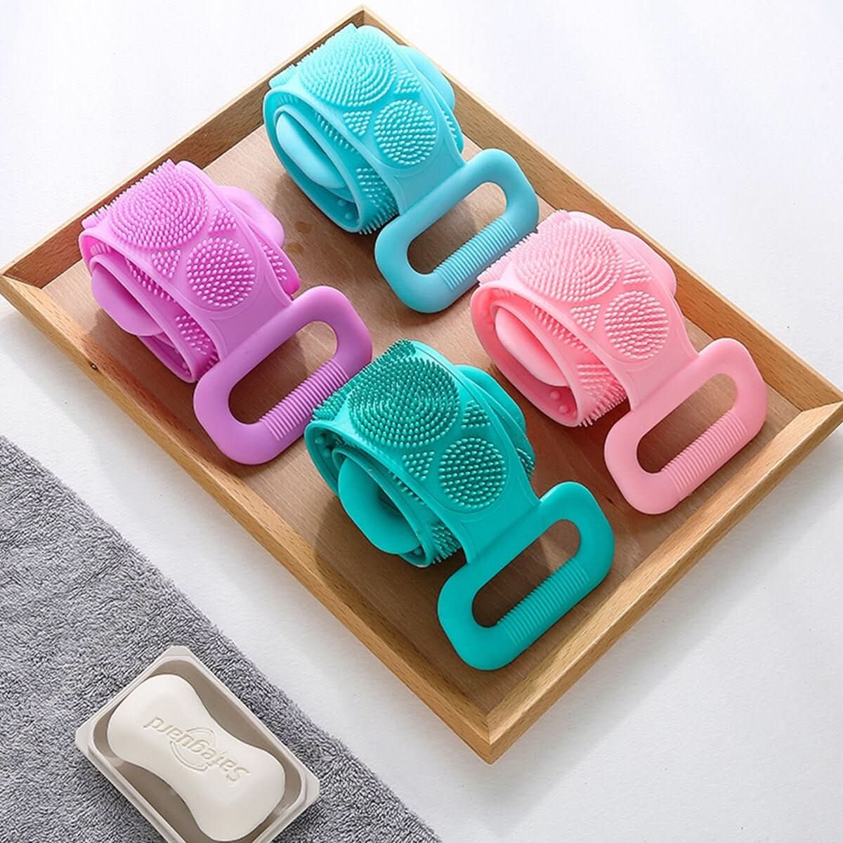 Exfoliating Silicone Body Scrubber for Radiant Skin