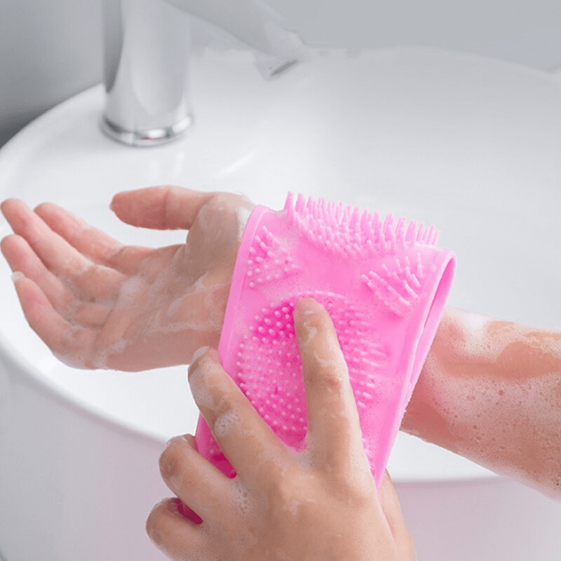 Exfoliating Silicone Body Scrubber for Radiant Skin