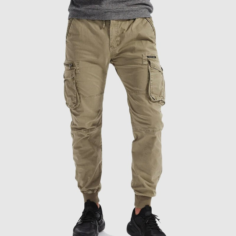 Men's Multi-Pocket Cuffed Cargo Joggers