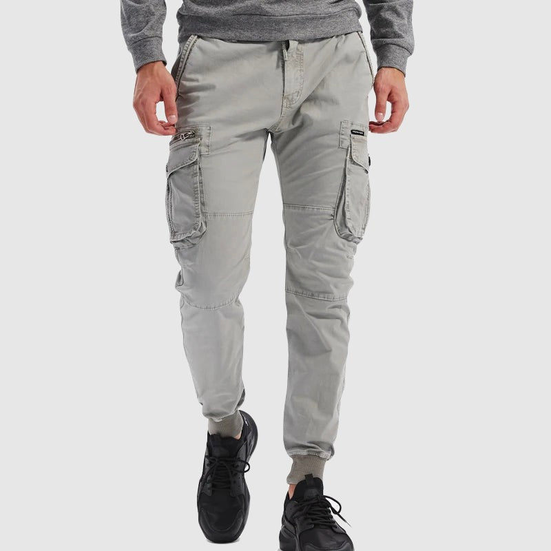 Men's Multi-Pocket Cuffed Cargo Joggers