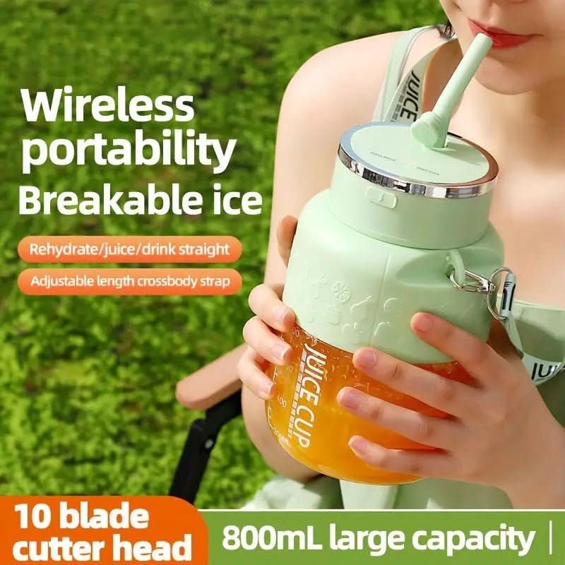 Compact Smoothie Blender with Powerful 10-Blade System