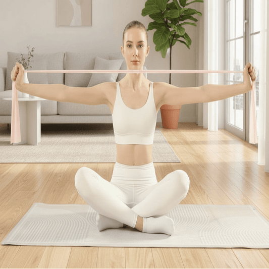Stretching Resistance Strap for Yoga & Fitness Beginners