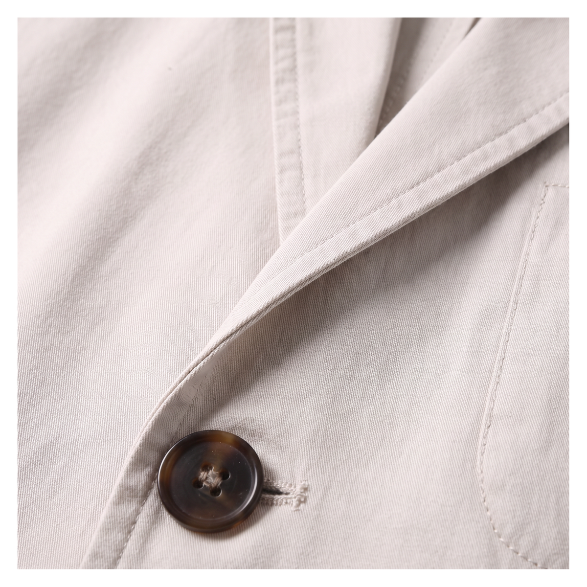 Men's Unstructured Cotton Blazer