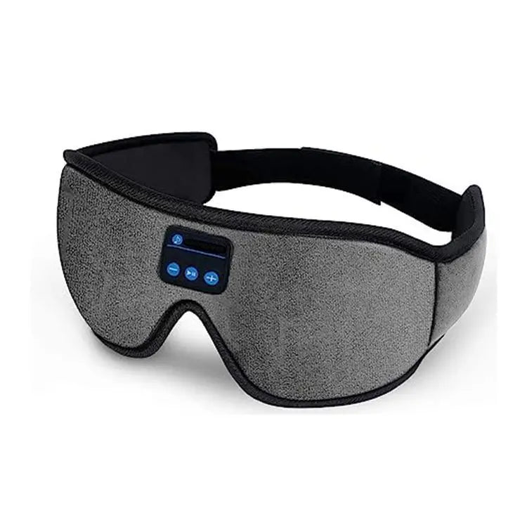 Bluetooth Music Sleep Mask with 3D Comfort & Full Light Blocking