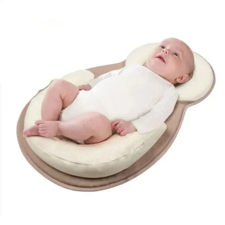 Ergonomic Baby Pillow for Safe Sleep & Flat Head Prevention