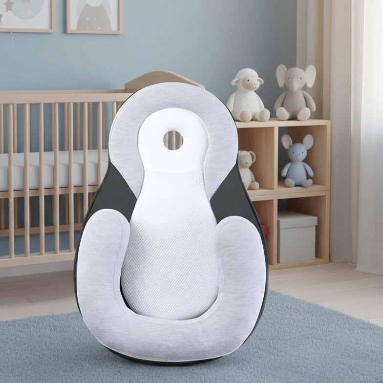 Ergonomic Baby Pillow for Safe Sleep & Flat Head Prevention