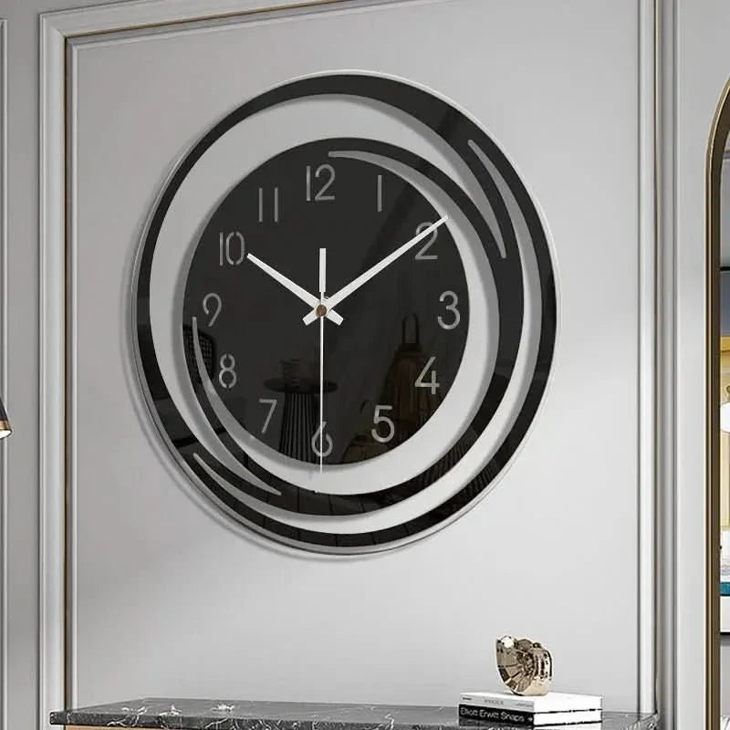 Acrylic Wall Clock – Silent 3D Geometric Design for Modern Homes