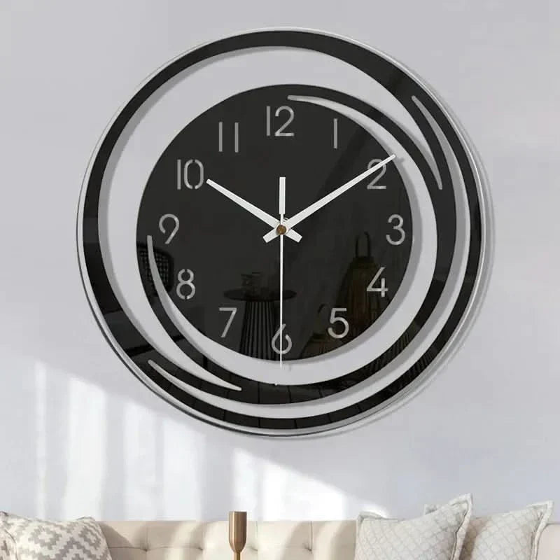 Acrylic Wall Clock – Silent 3D Geometric Design for Modern Homes