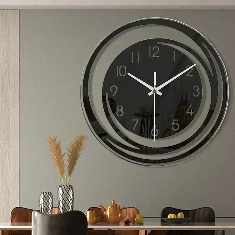 Acrylic Wall Clock – Silent 3D Geometric Design for Modern Homes