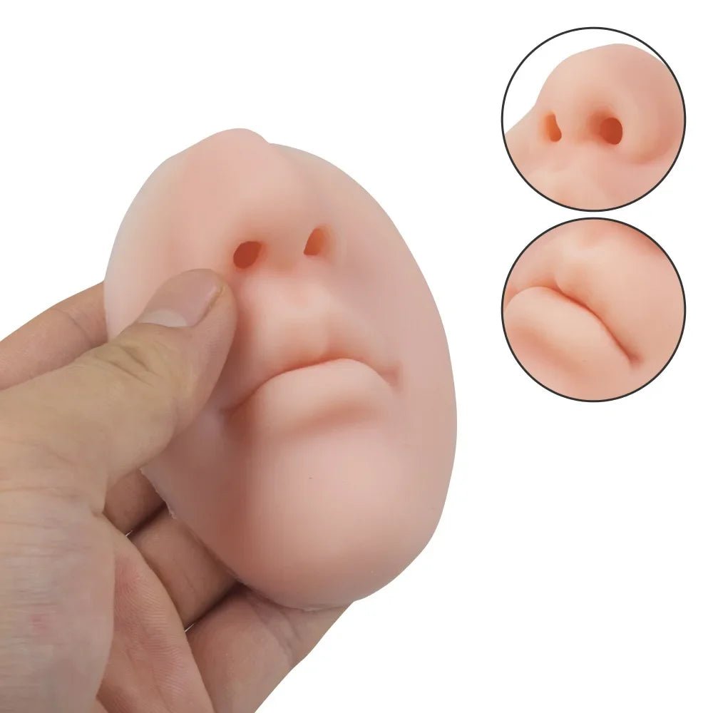 Nose-Shaped Wall-Mounted Soap Dispenser for Home Decor