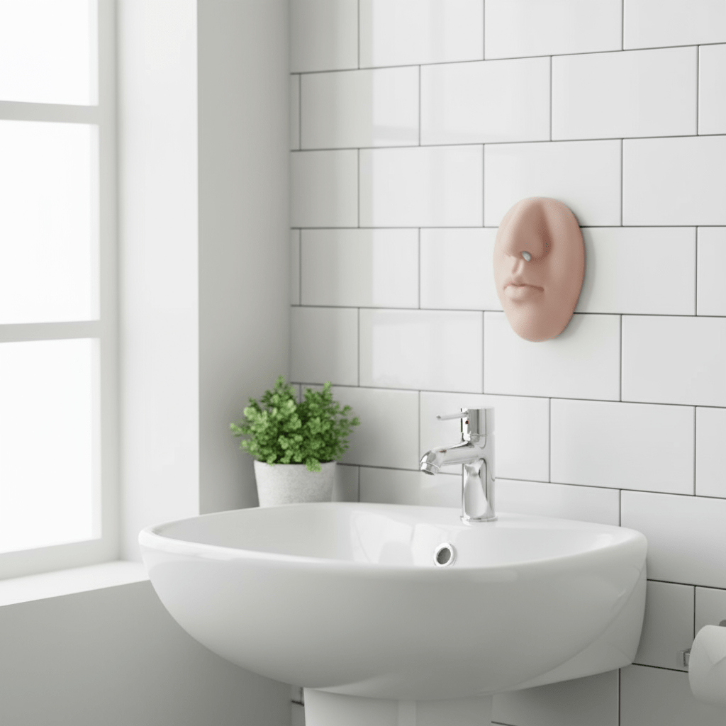 Nose-Shaped Wall-Mounted Soap Dispenser for Home Decor