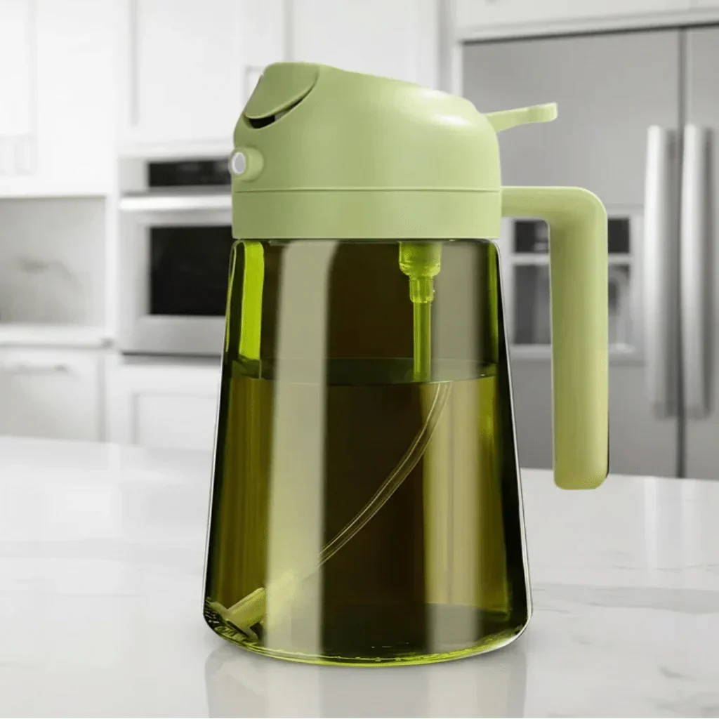 Healthy Cooking Oil Sprayer with Dark Glass Design