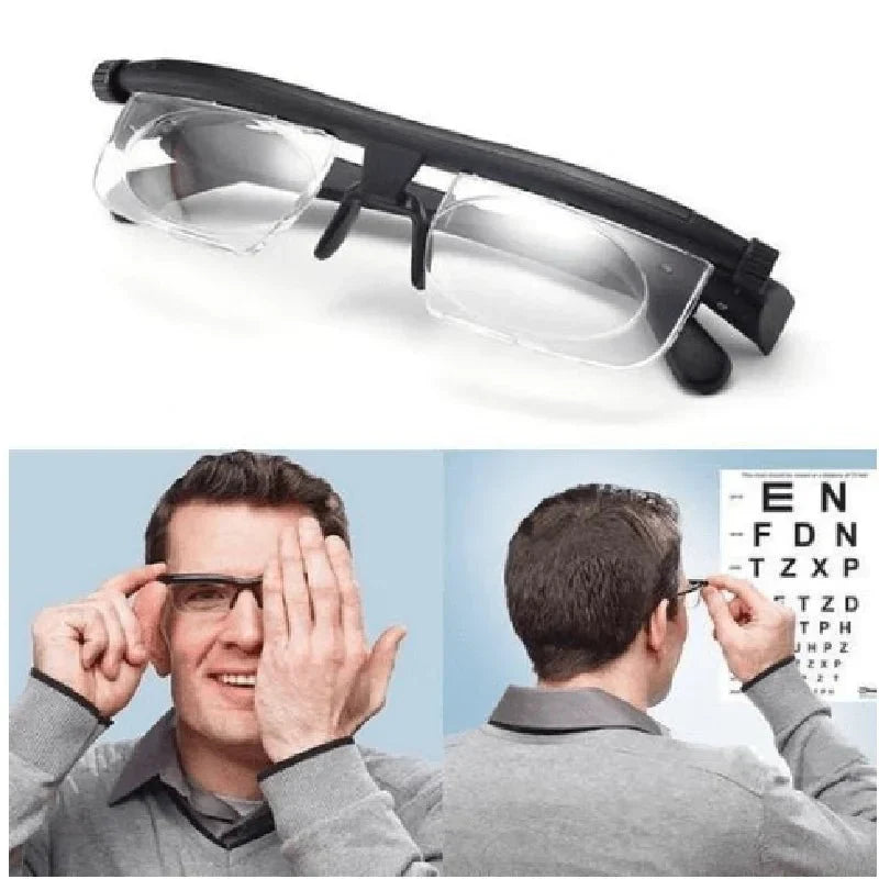 Adjustable Focus Reading Glasses for Clear Vision