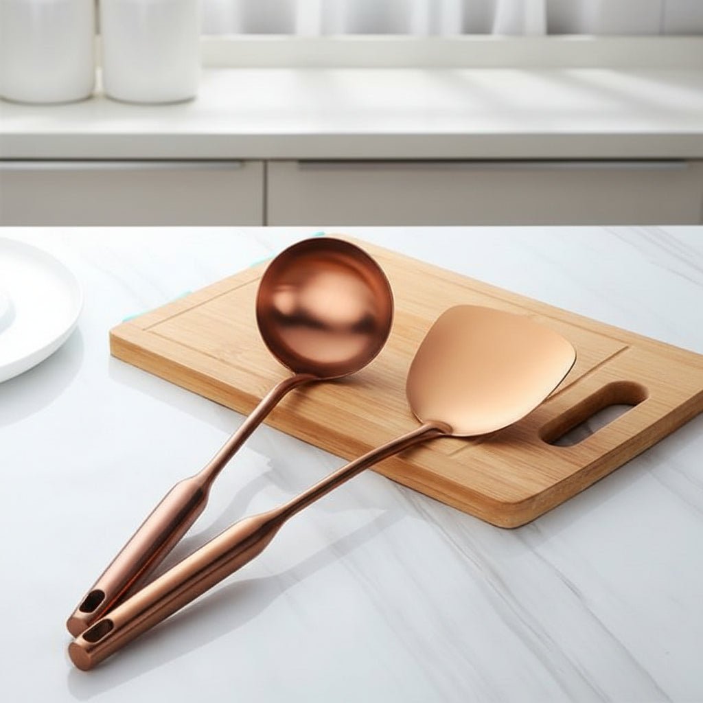 Stainless Steel Turner & Ladle Tools for Smooth Cooking Flow