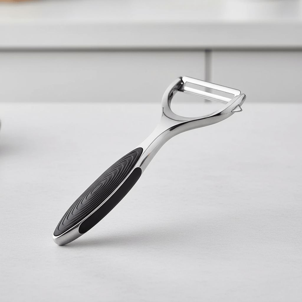 Comfortable, Non-Slip Stainless Steel Peeler for Effortless Prep