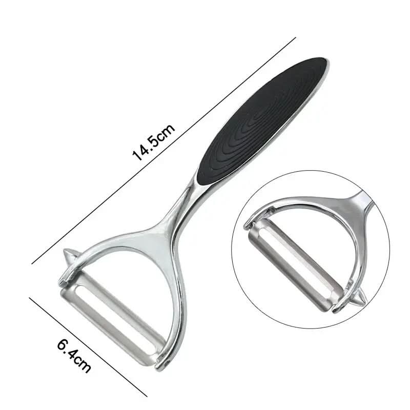 Comfortable, Non-Slip Stainless Steel Peeler for Effortless Prep