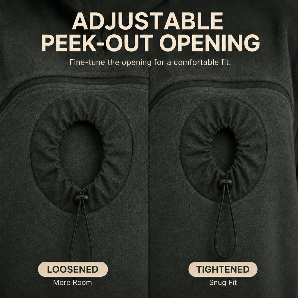 Hands-Free Pet Carrier Hoodie for Cats and Small Dogs