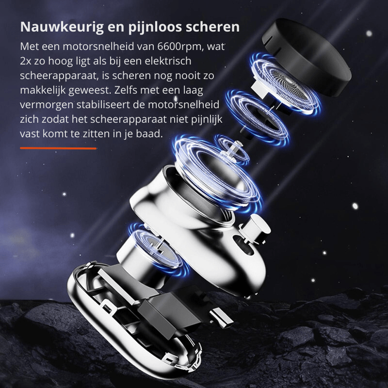 Compact Waterproof Travel Razor for Quick & Smooth Shaving