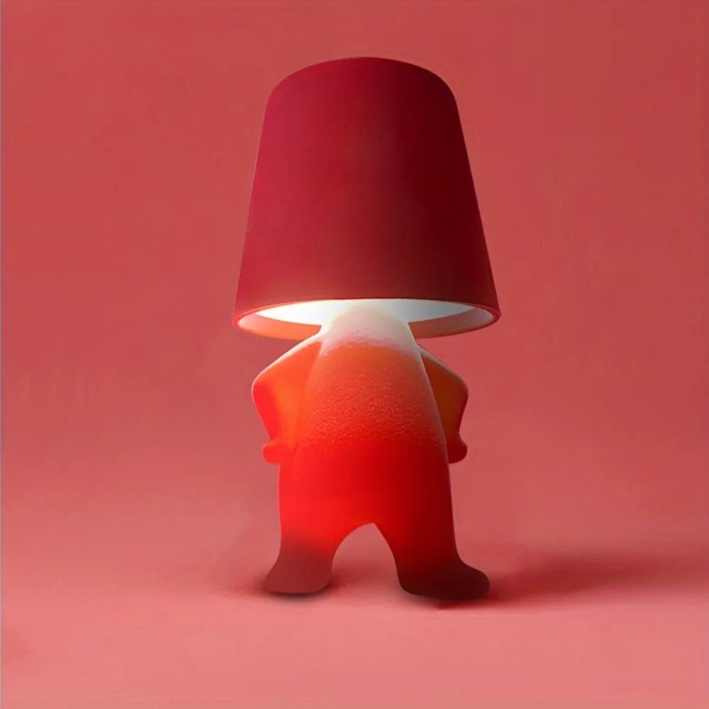 Creative LED Desk Lamp Unique Human-Shaped Design for Table Lighting
