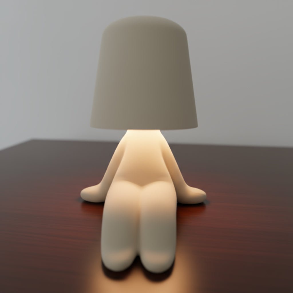 Creative LED Desk Lamp Unique Human-Shaped Design for Table Lighting