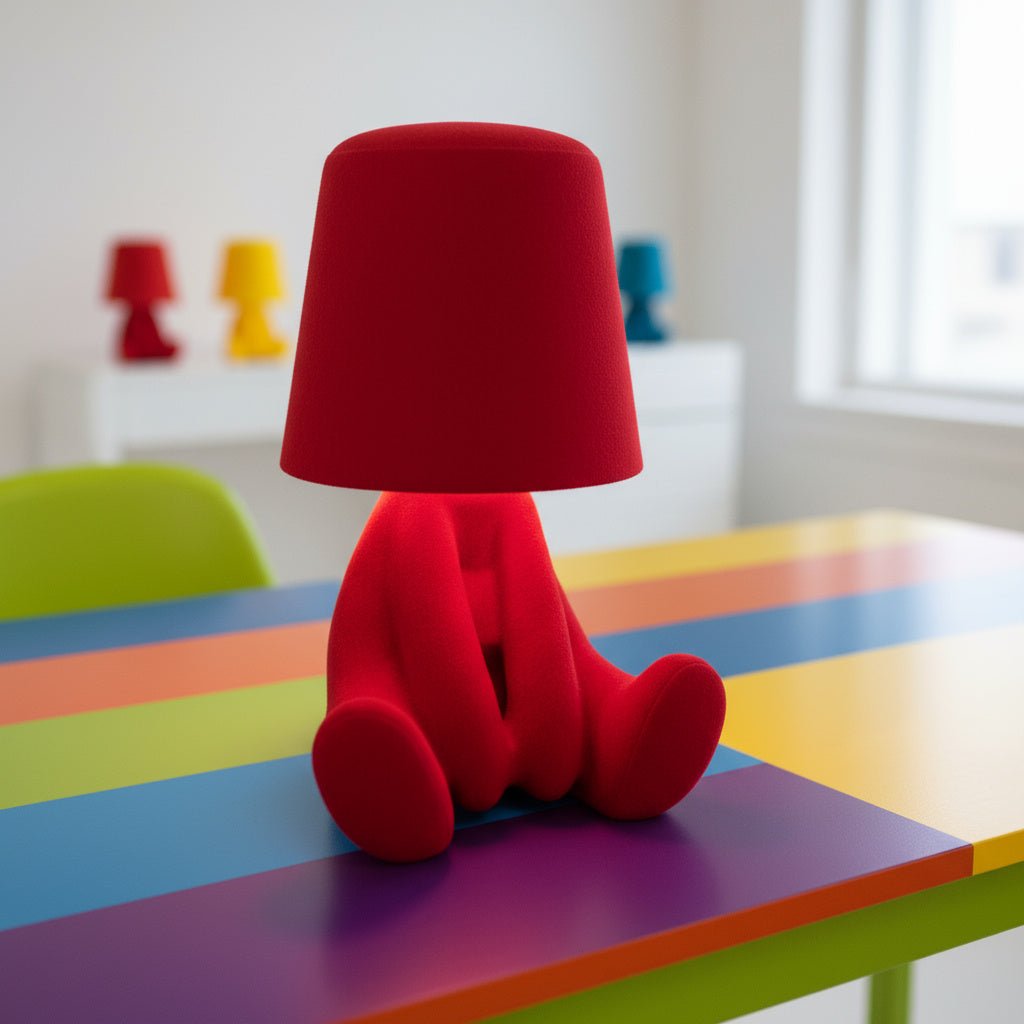 Creative LED Desk Lamp Unique Human-Shaped Design for Table Lighting
