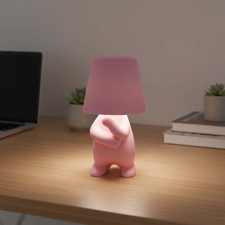 Creative LED Desk Lamp Unique Human-Shaped Design for Table Lighting