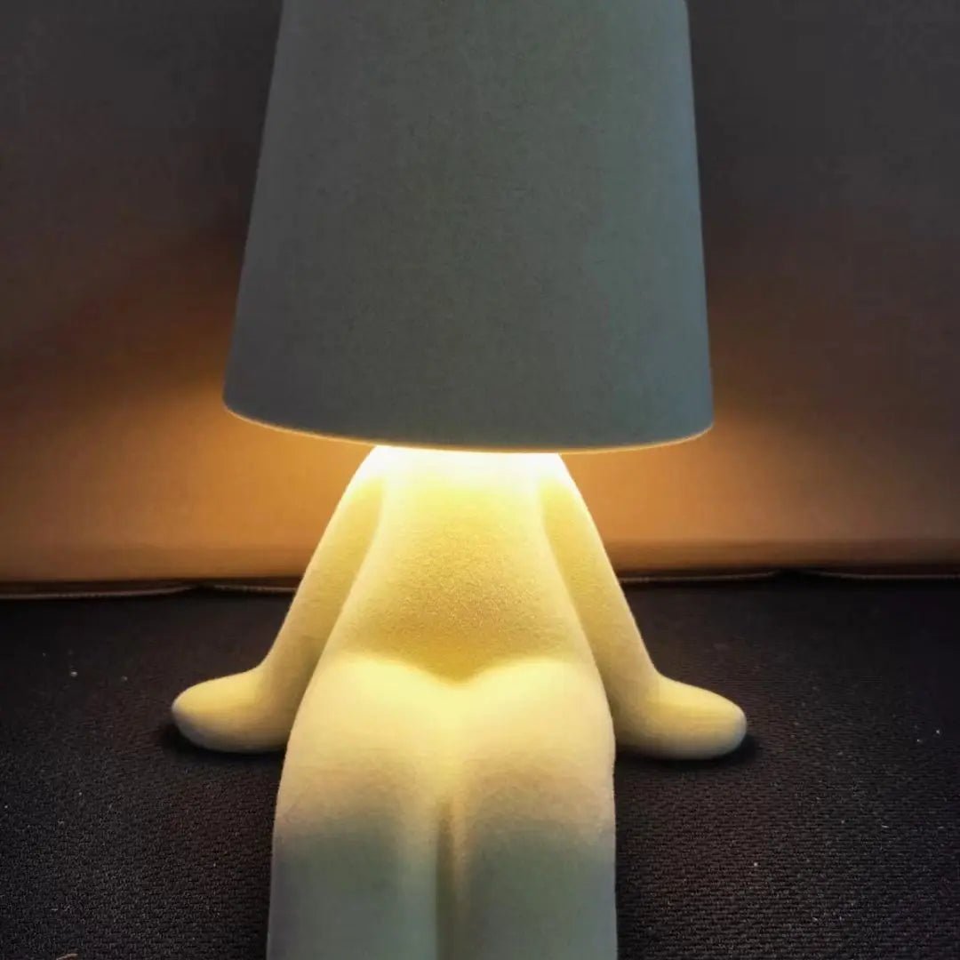 Creative LED Desk Lamp Unique Human-Shaped Design for Table Lighting