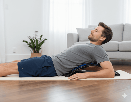 Ergonomic Back Massage Stretcher for Posture & Relaxation