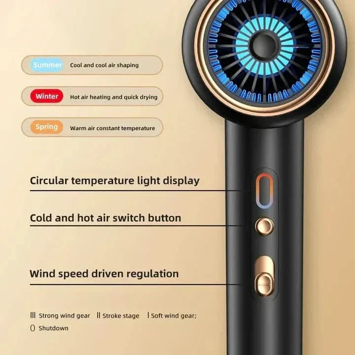 2400W Ionic Hair Dryer for Fast, Frizz-Free & Shiny Styling