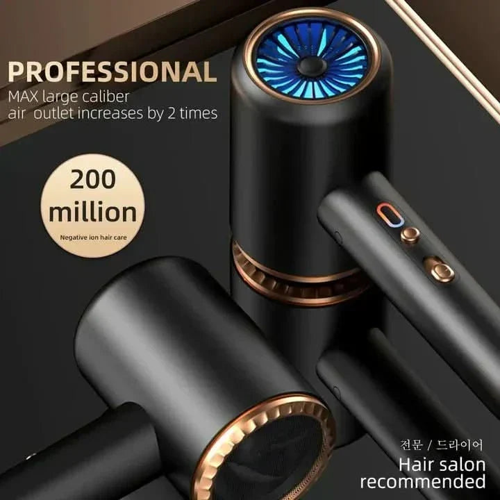 2400W Ionic Hair Dryer for Fast, Frizz-Free & Shiny Styling